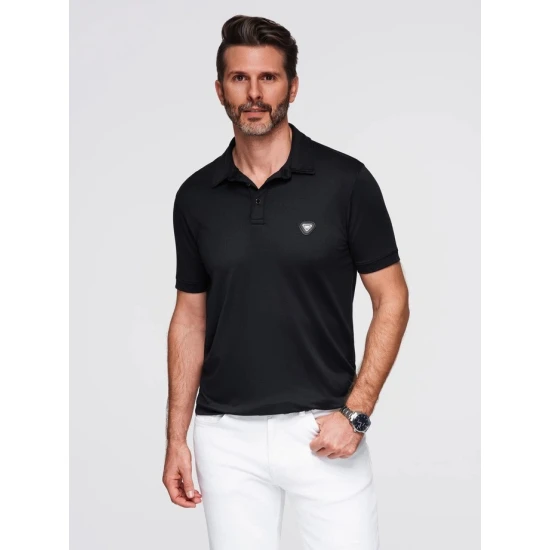 Vyriški juodi polo marškinėliai Exim POLO marškinėliai