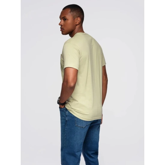 Vyriški šviesiai žali marškinėliai David Marškinėliai