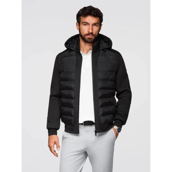 Vyriška juoda striukė Marly Vyriškos Striukės ir Paltai