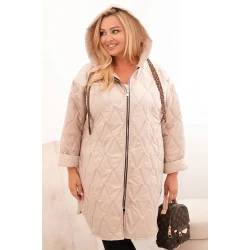 Moteriška šviesiai rusvos spalvos striukė Hope