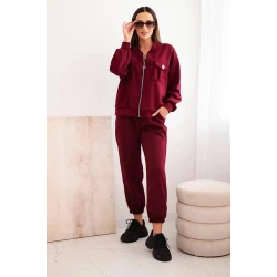 Moteriškas bordo komplektas Marbel