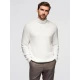 Vyriškas baltas megztinis su aukštu kaklu Ton Megztiniai aukštu kaklu