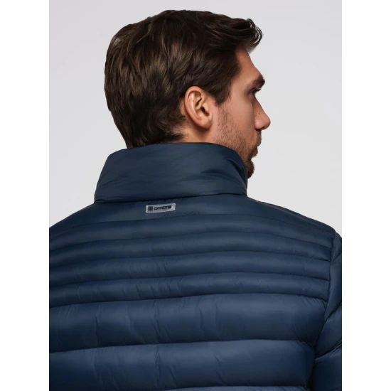 Vyriška tamsiai mėlyna striukė Ozan Vyriškos Striukės ir Paltai