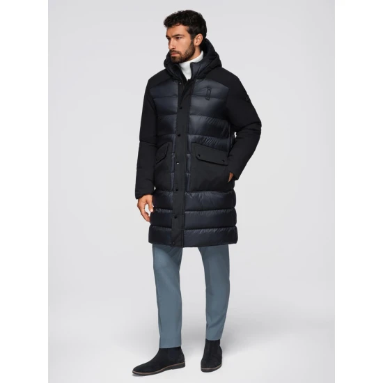 Vyriška juoda striukė Aimar Žieminės striukės