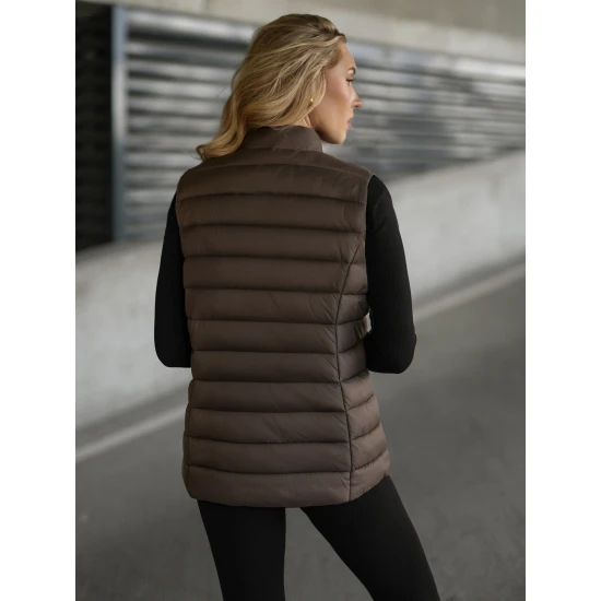 Moteriška tamsiai ruda liemenė Tory Moteriškos liemenės