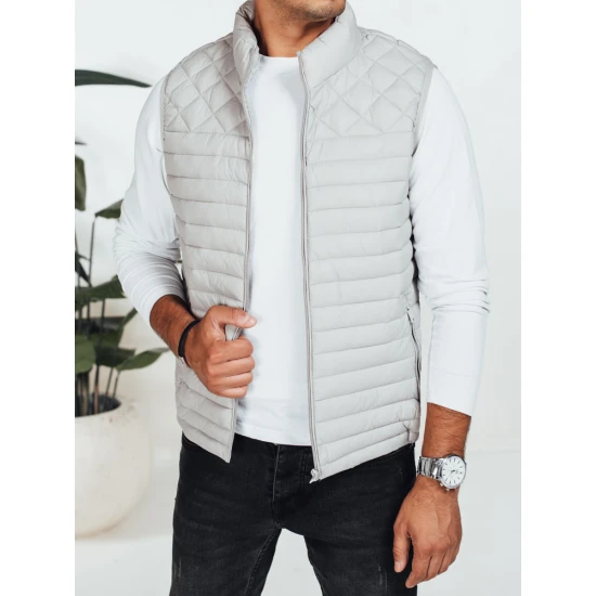 Vyriška šviesiai pilka liemenė Geir Liemenės