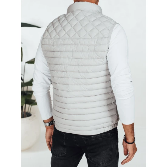 Vyriška šviesiai pilka liemenė Geir Liemenės