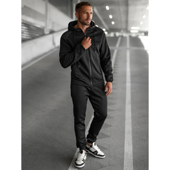 Vyriškas juodas kostiumas Gibon Sportiniai kostiumai
