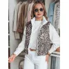 Women's white reversible vest Puff Women's waistcoats