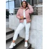Rožinė moteriška striukė Lara Moteriškos striukės