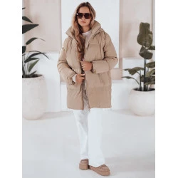 Moteriška dygsniuota rusva striukė Letis