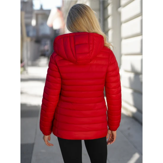 Moteriška raudonos spalvos striukė Albi Moteriškos striukės