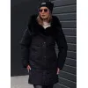 Moteriška žieminė juoda striukė Niki Moteriškos striukės