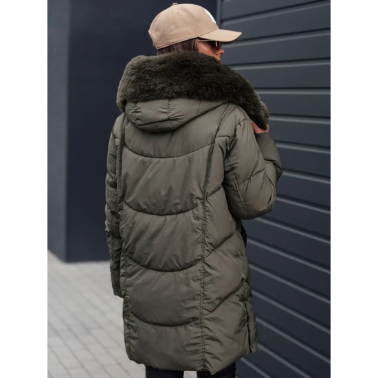 Moteriška žieminė chaki striukė Niki Moteriškos striukės