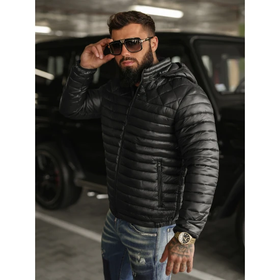 Vyriška juoda striukė Astor Vyriškos Striukės ir Paltai