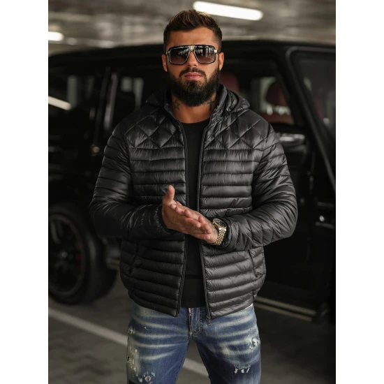 Vyriška juoda striukė Astor Vyriškos Striukės ir Paltai