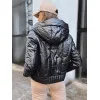 Moteriška juoda striukė Wool Moteriškos striukės
