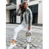 Moteriška žalia striukė Wool Moteriškos striukės