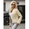 Moteriška rusva odinė striukė Emeli Moteriškos striukės