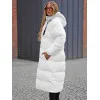 Moteriškas baltos spalvos paltas Izabel JS/5M3163/281Z