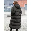 Moteriškas juodos spalvos paltas Izabel JS/5M3163/392Z