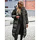 Moteriškas juodos spalvos paltas Izabel JS/5M3163/392Z
