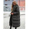 Moteriškas juodos spalvos paltas Izabel JS/5M3163/392Z
