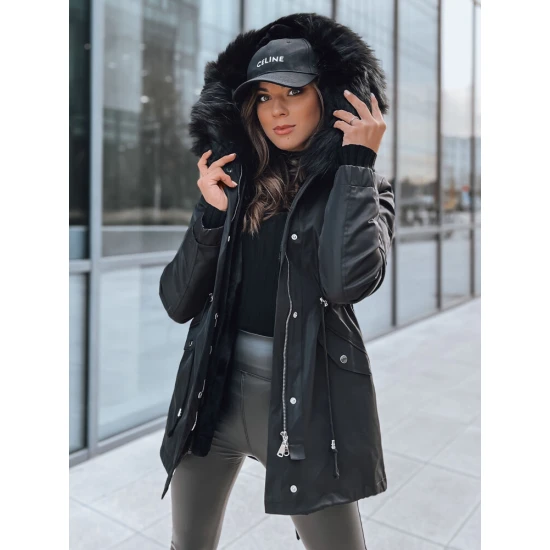 Juoda moteriška striukė Garnit Moteriškos striukės