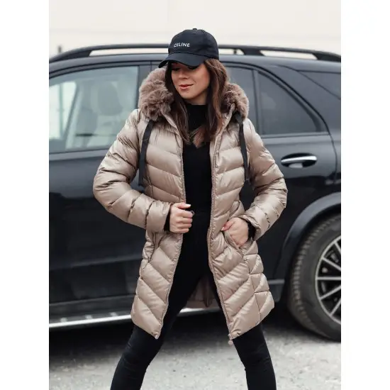 Moteriška rusva dygsniuota striukė Crystal Moteriškos striukės