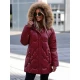 Moteriška žieminė bordo spalvos striukė Verni Moteriškos striukės