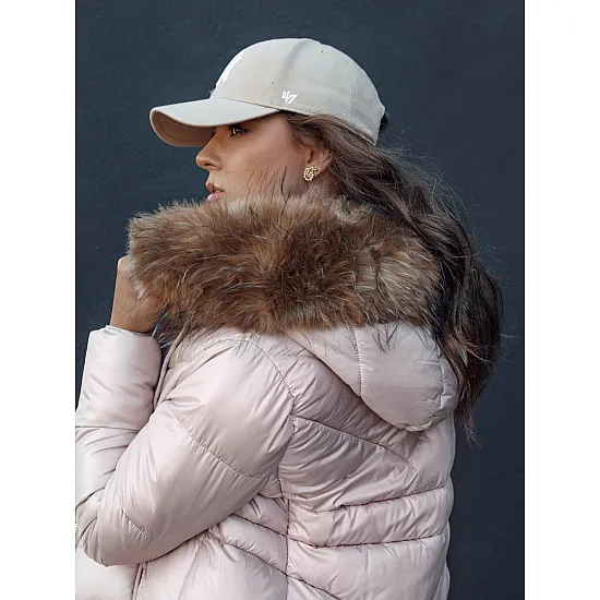 Moteriška žieminė rožinė striukė Jessica Moteriškos striukės