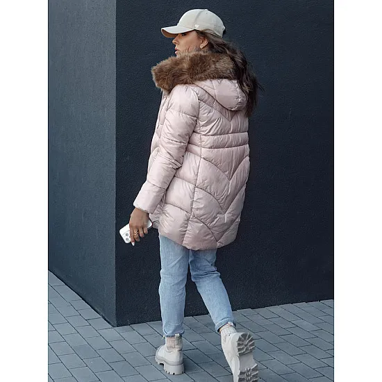 Moteriška žieminė rožinė striukė Jessica Moteriškos striukės