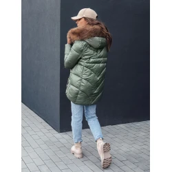 Moteriška žieminė žalia striukė Jessica