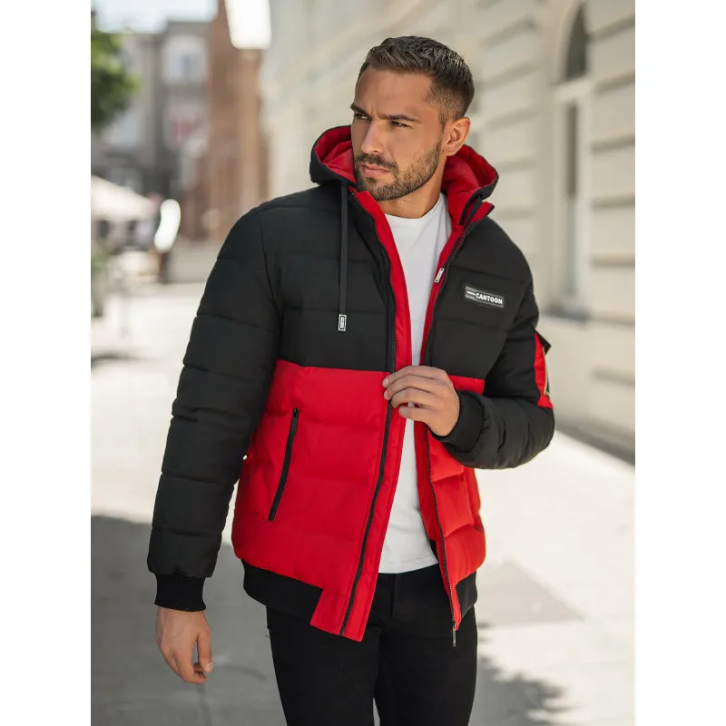 Men's black/red winter jacket Molix Winter jackets