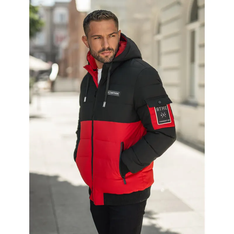 Men's black/red winter jacket Molix Winter jackets