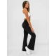 Moteriškos juodos spalvos sportinės kelnės Perla Laisvalaikio kelnės