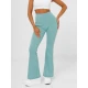Moteriškos mėtinės kelnės Karin Laisvalaikio kelnės