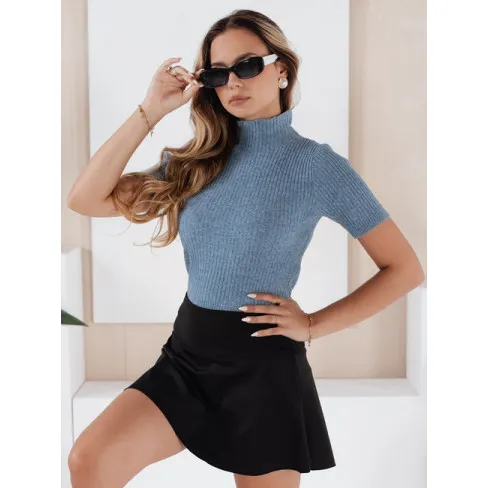 Niebieski sweter damski Bela Swetry damskie