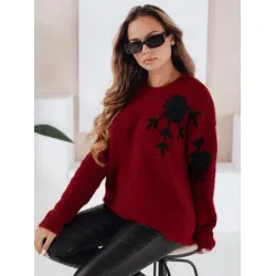 Women's burgundy jumper Daga