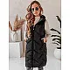 Women's black long waistcoat Lino Women's waistcoats