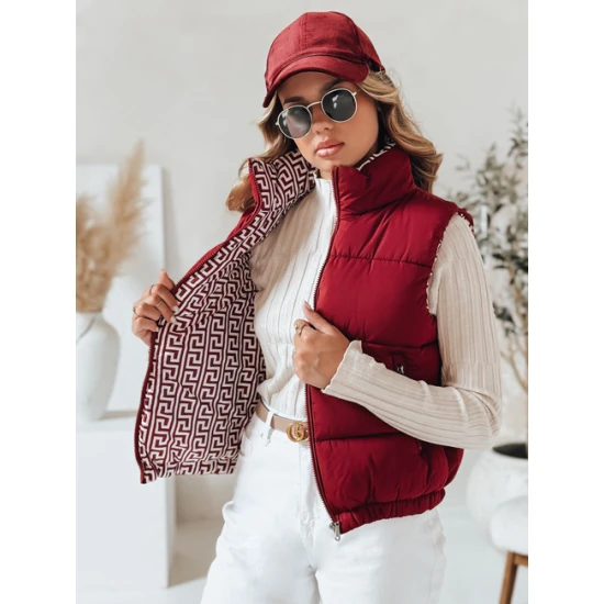 Liemenė bordo spalvos Debor Moteriškos liemenės