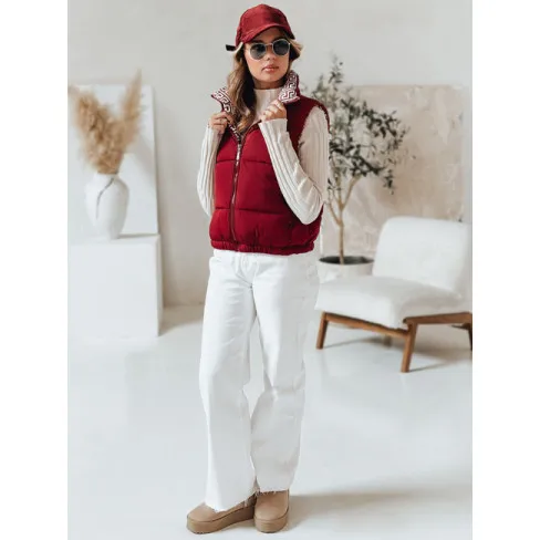 Liemenė bordo spalvos Debor Moteriškos liemenės