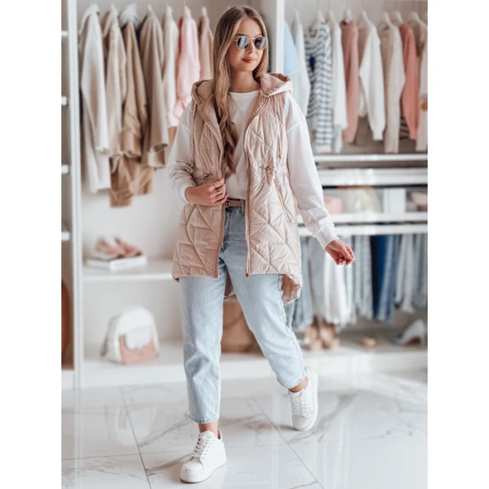 Moteriška šviesiai rožinės spalvos liemenė Demak Moteriškos liemenės