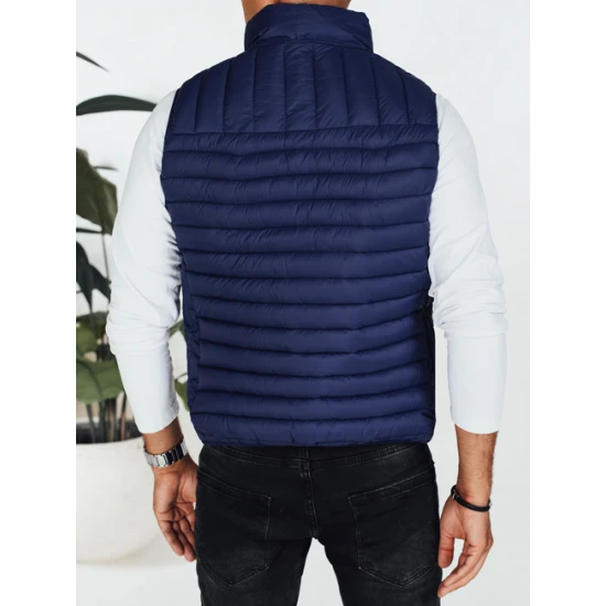 Vyriška tamsiai mėlynos spalvos liemenė Pole Liemenės