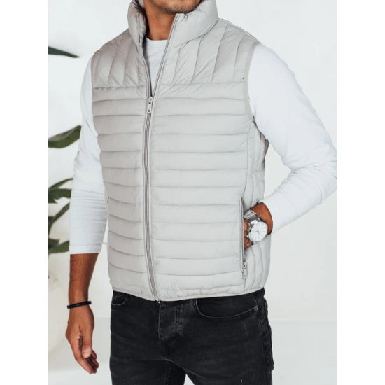 Vyriška šviesiai pilkos spalvos liemenė Pole Liemenės