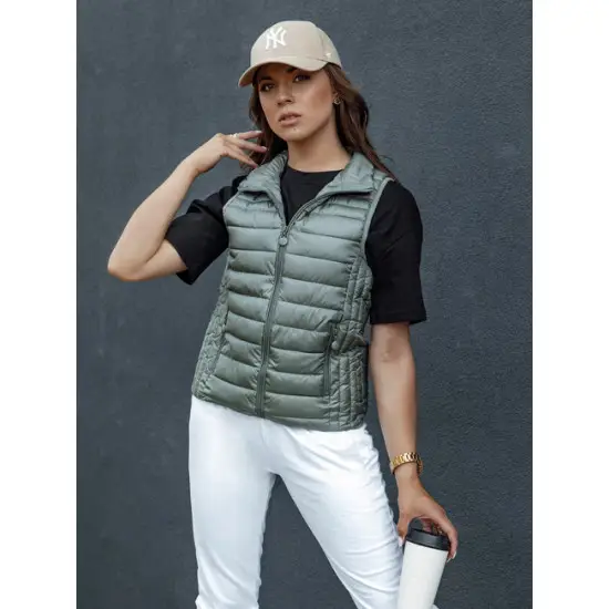 Moteriška žaliai liemenė Stylish Moteriškos liemenės