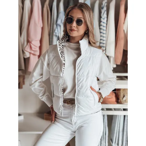 Women's white reversible vest Puff Women's waistcoats