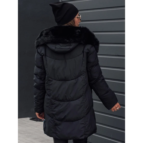 Moteriška žieminė juoda striukė Niki Moteriškos striukės