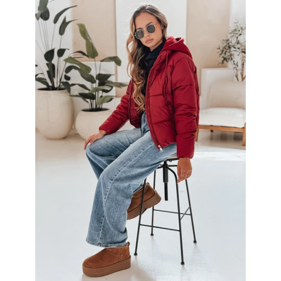 Moteriška raudonos spalvos striukė Glam Moteriškos striukės