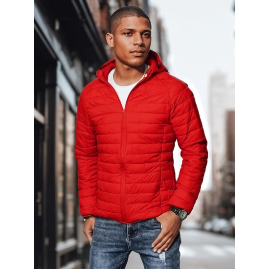 Vyriška raudona pavasarinė striukė Serg TX4417